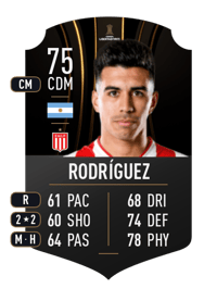 Jorge Rodríguez CONMEBOL LIBERTADORES 75 OVR
