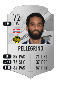 Amahl Pellegrino Rare 72 OVR