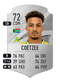 Rivaldo Coetzee Rare 72 OVR