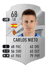 Carlos Nieto Rare 68 OVR