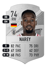 Khaled Narey Rare 74 OVR