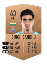 Gurpreet Singh Sandhu Common 63 OVR