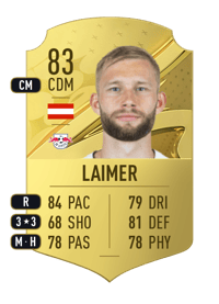 Konrad Laimer Rare 83 OVR