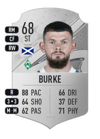 Oliver Burke Rare 68 OVR