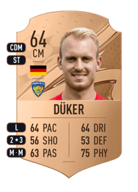Julius Düker Rare 64 OVR