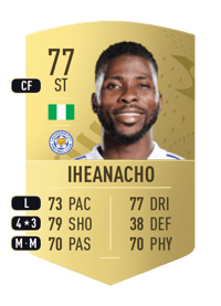 Kelechi Iheanacho Common 77 OVR
