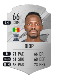 Amidou Diop Rare 66 OVR
