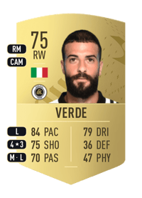 Daniele Verde Common 75 OVR