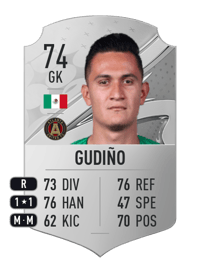 Raúl Gudiño Rare 74 OVR