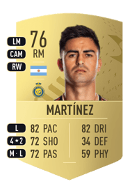 Gonzalo Martínez Common 76 OVR