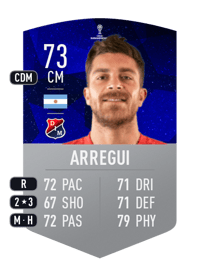 Adrián Arregui CONMEBOL SUDAMERICANA 73 OVR