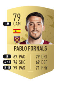 Pablo Fornals Common 79 OVR