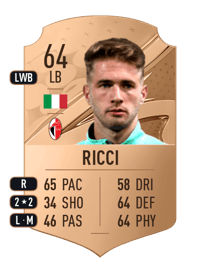 Giacomo Ricci Rare 64 OVR