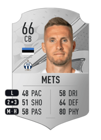 Karol Mets Rare 66 OVR