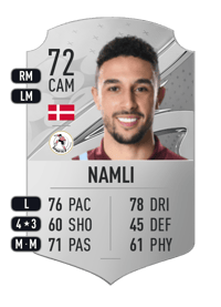 Younes Namli Rare 72 OVR