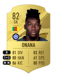 André Onana Rare 82 OVR