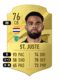 Jeremiah St. Juste Rare 76 OVR