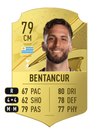 Rodrigo Bentancur Rare 79 OVR