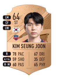 Kim Seung Joon Rare 64 OVR