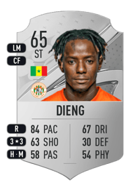 Cheikhou Dieng Rare 65 OVR