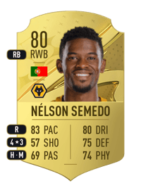 Nélson Semedo Rare 80 OVR