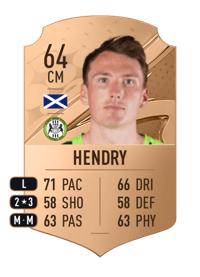Regan Hendry Rare 64 OVR
