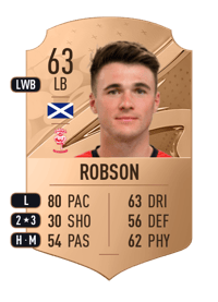 Jamie Robson Rare 63 OVR