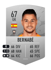Bernabé Common 67 OVR