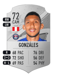 Christofer Gonzáles Rare 72 OVR