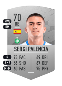 Sergi Palencia Common 70 OVR
