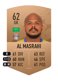 Faisal Al Masrahi Common 62 OVR