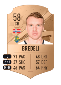 Henrik Bredeli Rare 58 OVR