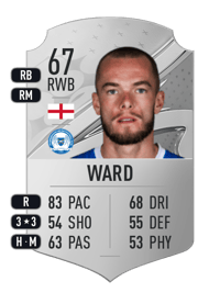 Joe Ward Rare 67 OVR