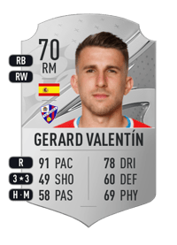 Gerard Valentín Rare 70 OVR