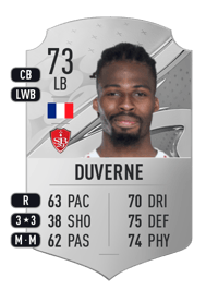 Jean-Kévin Duverne Rare 73 OVR