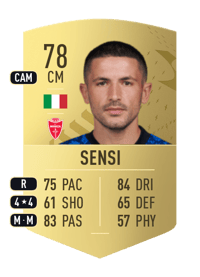 Stefano Sensi Common 78 OVR