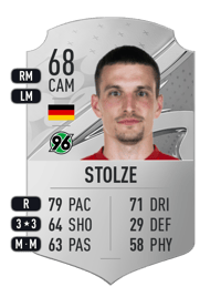 Sebastian Stolze Rare 68 OVR