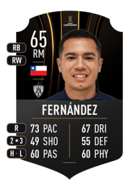 Matías Fernández CONMEBOL LIBERTADORES 65 OVR