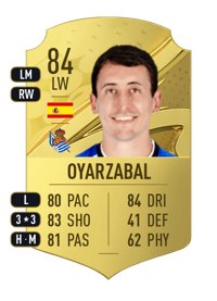 Oyarzabal Rare 84 OVR