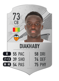 Mouctar Diakhaby Rare 73 OVR