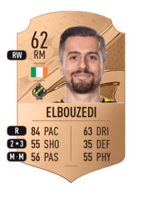 Zachary Elbouzedi Rare 62 OVR