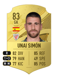 Unai Simón Rare 83 OVR