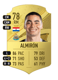 Miguel Almirón Rare 78 OVR