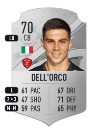 Cristian Dell'Orco Rare 70 OVR