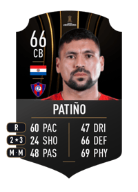 Juan Patiño CONMEBOL LIBERTADORES 66 OVR