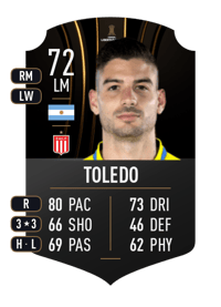 Hernán Toledo CONMEBOL LIBERTADORES 72 OVR
