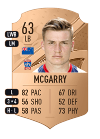 James McGarry Rare 63 OVR
