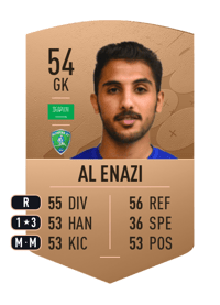 Waleed Al Enazi Common 54 OVR