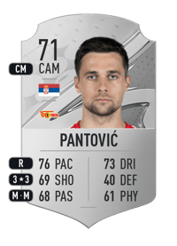 Miloš Pantović Rare 71 OVR