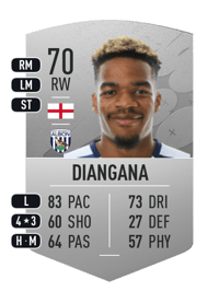 Grady Diangana Common 70 OVR